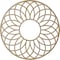 Ekena Millwork Cannes Wood Fretwork Pierced Ceiling Medallion, Hickory, 32"OD x 11"ID x 3/8"T CMWP32X32X0375CNHI - alternate 2